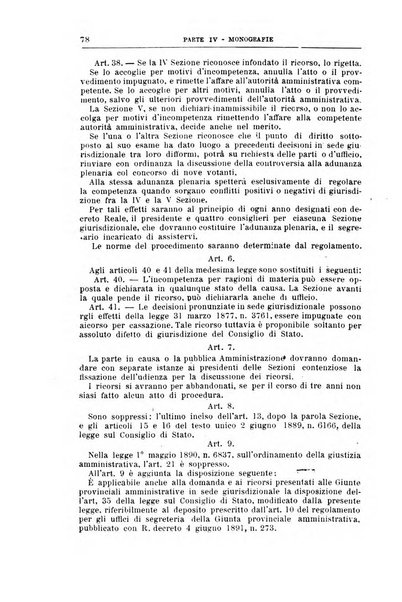 La giustizia amministrativa raccolta di decisioni e pareri del Consiglio di Stato, decisioni della Corte dei conti, sentenze della Cassazione di Roma, e decisioni delle Giunte provinciali amministrative