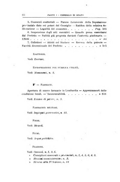 La giustizia amministrativa raccolta di decisioni e pareri del Consiglio di Stato, decisioni della Corte dei conti, sentenze della Cassazione di Roma, e decisioni delle Giunte provinciali amministrative