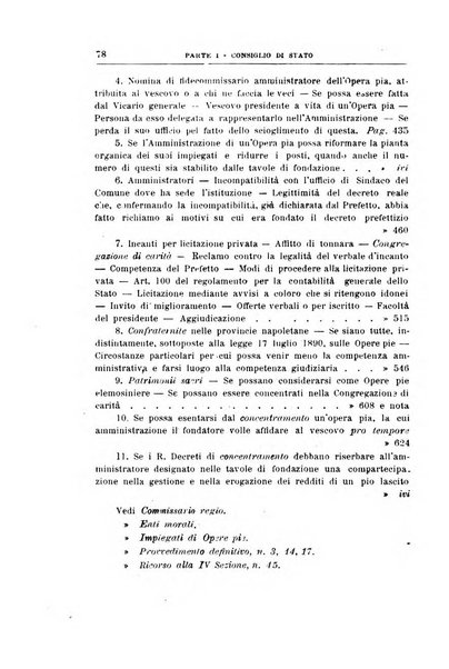 La giustizia amministrativa raccolta di decisioni e pareri del Consiglio di Stato, decisioni della Corte dei conti, sentenze della Cassazione di Roma, e decisioni delle Giunte provinciali amministrative