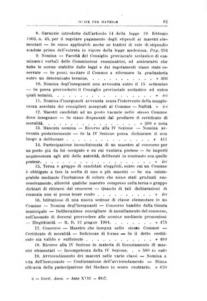 La giustizia amministrativa raccolta di decisioni e pareri del Consiglio di Stato, decisioni della Corte dei conti, sentenze della Cassazione di Roma, e decisioni delle Giunte provinciali amministrative