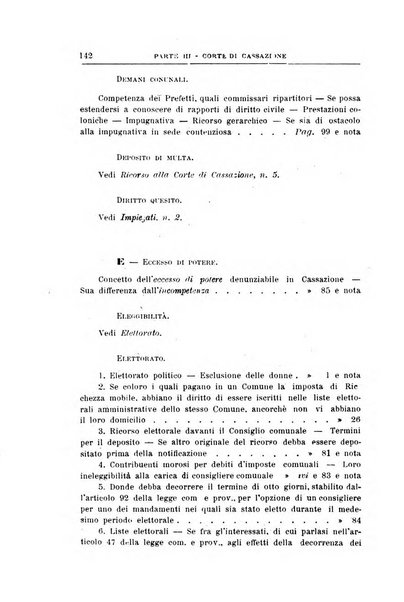 La giustizia amministrativa raccolta di decisioni e pareri del Consiglio di Stato, decisioni della Corte dei conti, sentenze della Cassazione di Roma, e decisioni delle Giunte provinciali amministrative