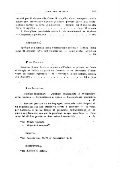 La giustizia amministrativa raccolta di decisioni e pareri del Consiglio di Stato, decisioni della Corte dei conti, sentenze della Cassazione di Roma, e decisioni delle Giunte provinciali amministrative