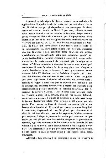 La giustizia amministrativa raccolta di decisioni e pareri del Consiglio di Stato, decisioni della Corte dei conti, sentenze della Cassazione di Roma, e decisioni delle Giunte provinciali amministrative