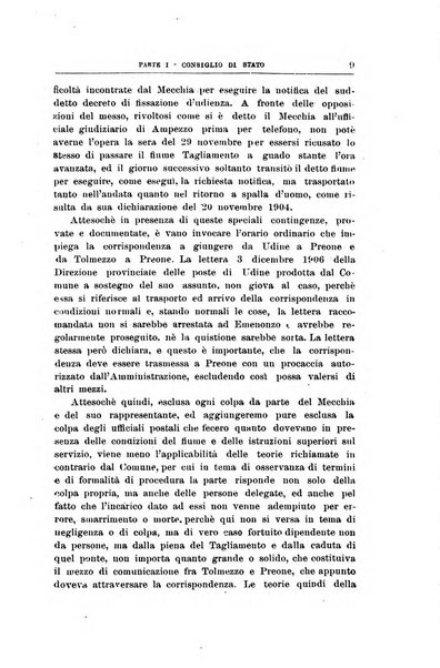 La giustizia amministrativa raccolta di decisioni e pareri del Consiglio di Stato, decisioni della Corte dei conti, sentenze della Cassazione di Roma, e decisioni delle Giunte provinciali amministrative