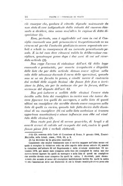 La giustizia amministrativa raccolta di decisioni e pareri del Consiglio di Stato, decisioni della Corte dei conti, sentenze della Cassazione di Roma, e decisioni delle Giunte provinciali amministrative