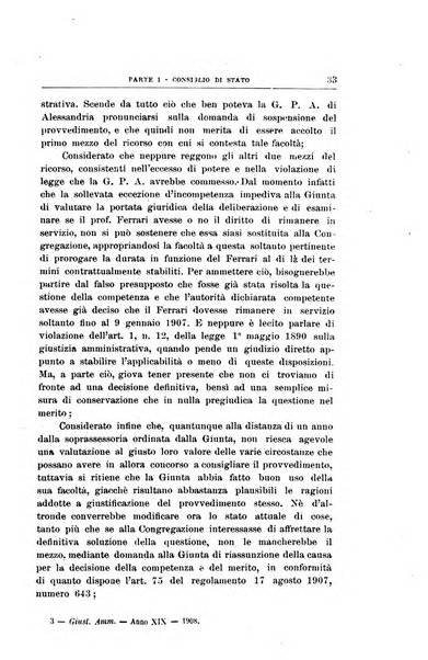 La giustizia amministrativa raccolta di decisioni e pareri del Consiglio di Stato, decisioni della Corte dei conti, sentenze della Cassazione di Roma, e decisioni delle Giunte provinciali amministrative