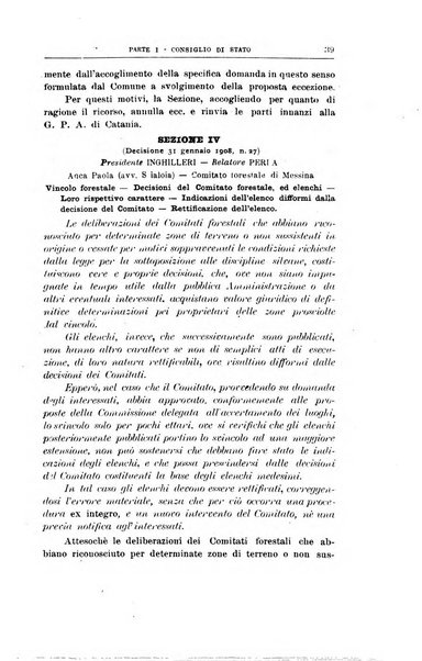 La giustizia amministrativa raccolta di decisioni e pareri del Consiglio di Stato, decisioni della Corte dei conti, sentenze della Cassazione di Roma, e decisioni delle Giunte provinciali amministrative