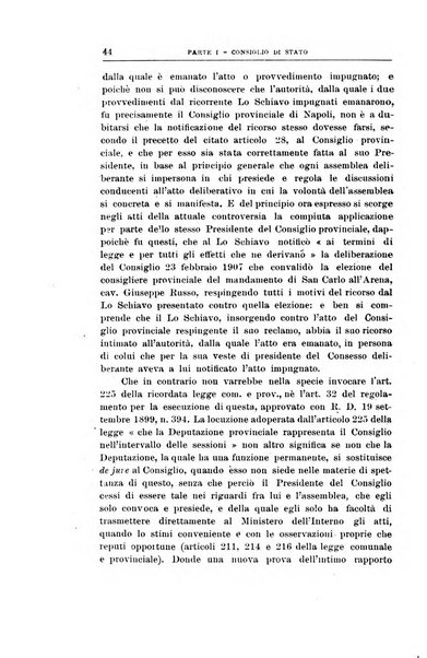 La giustizia amministrativa raccolta di decisioni e pareri del Consiglio di Stato, decisioni della Corte dei conti, sentenze della Cassazione di Roma, e decisioni delle Giunte provinciali amministrative