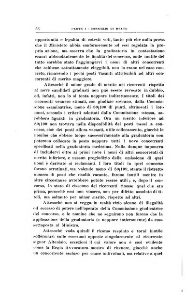 La giustizia amministrativa raccolta di decisioni e pareri del Consiglio di Stato, decisioni della Corte dei conti, sentenze della Cassazione di Roma, e decisioni delle Giunte provinciali amministrative