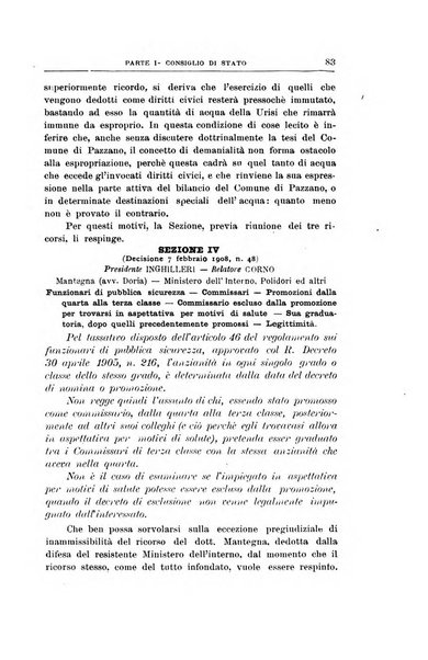 La giustizia amministrativa raccolta di decisioni e pareri del Consiglio di Stato, decisioni della Corte dei conti, sentenze della Cassazione di Roma, e decisioni delle Giunte provinciali amministrative