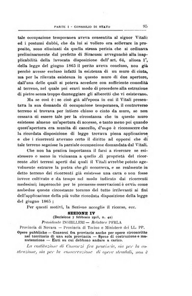 La giustizia amministrativa raccolta di decisioni e pareri del Consiglio di Stato, decisioni della Corte dei conti, sentenze della Cassazione di Roma, e decisioni delle Giunte provinciali amministrative