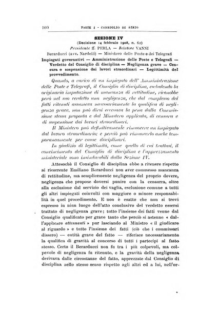 La giustizia amministrativa raccolta di decisioni e pareri del Consiglio di Stato, decisioni della Corte dei conti, sentenze della Cassazione di Roma, e decisioni delle Giunte provinciali amministrative