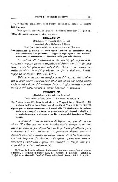 La giustizia amministrativa raccolta di decisioni e pareri del Consiglio di Stato, decisioni della Corte dei conti, sentenze della Cassazione di Roma, e decisioni delle Giunte provinciali amministrative