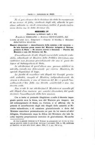 La giustizia amministrativa raccolta di decisioni e pareri del Consiglio di Stato, decisioni della Corte dei conti, sentenze della Cassazione di Roma, e decisioni delle Giunte provinciali amministrative