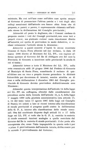 La giustizia amministrativa raccolta di decisioni e pareri del Consiglio di Stato, decisioni della Corte dei conti, sentenze della Cassazione di Roma, e decisioni delle Giunte provinciali amministrative