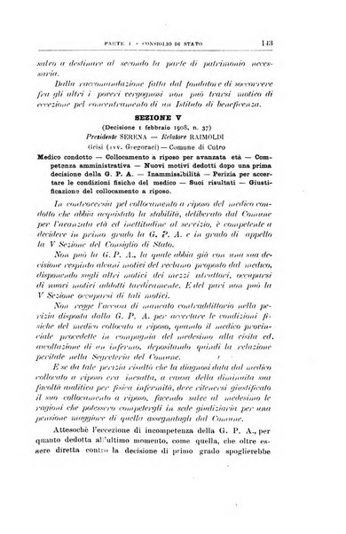 La giustizia amministrativa raccolta di decisioni e pareri del Consiglio di Stato, decisioni della Corte dei conti, sentenze della Cassazione di Roma, e decisioni delle Giunte provinciali amministrative