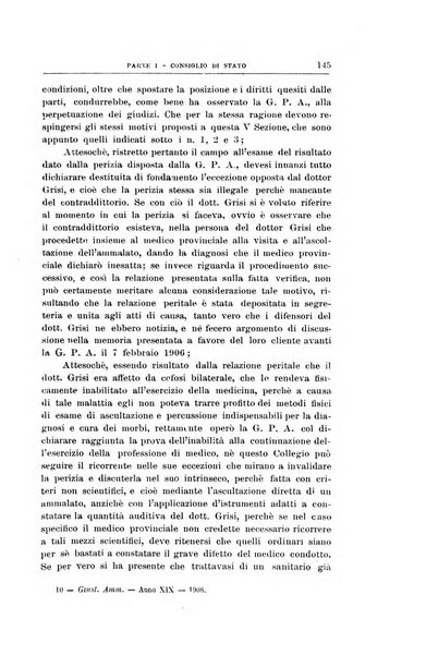 La giustizia amministrativa raccolta di decisioni e pareri del Consiglio di Stato, decisioni della Corte dei conti, sentenze della Cassazione di Roma, e decisioni delle Giunte provinciali amministrative