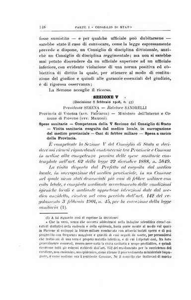 La giustizia amministrativa raccolta di decisioni e pareri del Consiglio di Stato, decisioni della Corte dei conti, sentenze della Cassazione di Roma, e decisioni delle Giunte provinciali amministrative