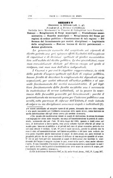 La giustizia amministrativa raccolta di decisioni e pareri del Consiglio di Stato, decisioni della Corte dei conti, sentenze della Cassazione di Roma, e decisioni delle Giunte provinciali amministrative