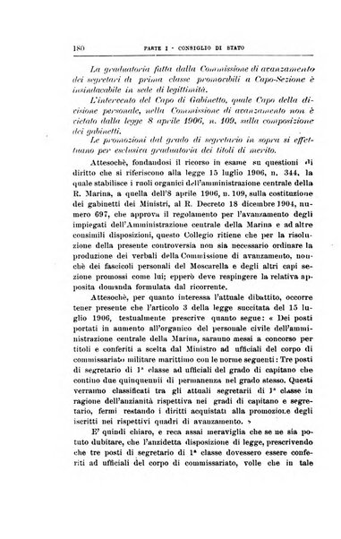 La giustizia amministrativa raccolta di decisioni e pareri del Consiglio di Stato, decisioni della Corte dei conti, sentenze della Cassazione di Roma, e decisioni delle Giunte provinciali amministrative