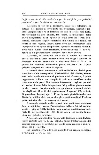 La giustizia amministrativa raccolta di decisioni e pareri del Consiglio di Stato, decisioni della Corte dei conti, sentenze della Cassazione di Roma, e decisioni delle Giunte provinciali amministrative