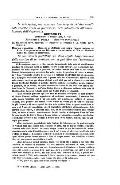 La giustizia amministrativa raccolta di decisioni e pareri del Consiglio di Stato, decisioni della Corte dei conti, sentenze della Cassazione di Roma, e decisioni delle Giunte provinciali amministrative