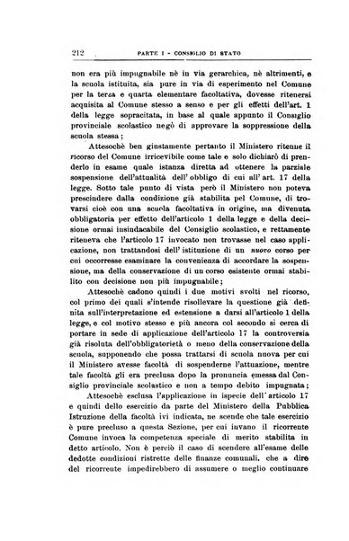 La giustizia amministrativa raccolta di decisioni e pareri del Consiglio di Stato, decisioni della Corte dei conti, sentenze della Cassazione di Roma, e decisioni delle Giunte provinciali amministrative