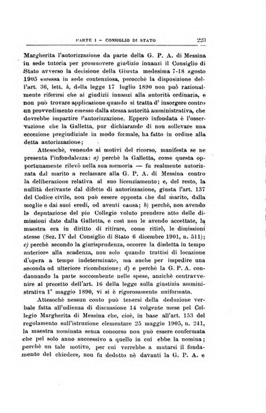 La giustizia amministrativa raccolta di decisioni e pareri del Consiglio di Stato, decisioni della Corte dei conti, sentenze della Cassazione di Roma, e decisioni delle Giunte provinciali amministrative