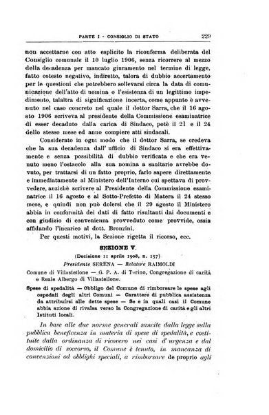 La giustizia amministrativa raccolta di decisioni e pareri del Consiglio di Stato, decisioni della Corte dei conti, sentenze della Cassazione di Roma, e decisioni delle Giunte provinciali amministrative