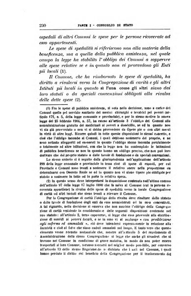 La giustizia amministrativa raccolta di decisioni e pareri del Consiglio di Stato, decisioni della Corte dei conti, sentenze della Cassazione di Roma, e decisioni delle Giunte provinciali amministrative