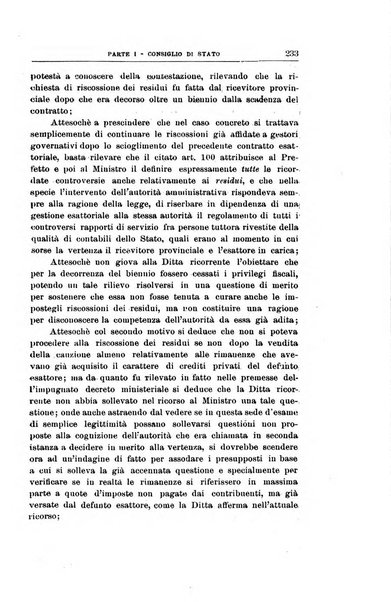 La giustizia amministrativa raccolta di decisioni e pareri del Consiglio di Stato, decisioni della Corte dei conti, sentenze della Cassazione di Roma, e decisioni delle Giunte provinciali amministrative