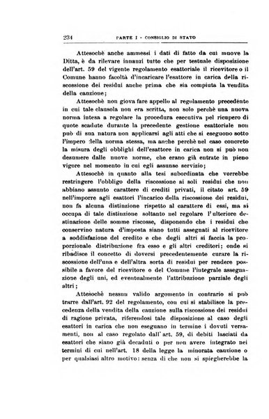 La giustizia amministrativa raccolta di decisioni e pareri del Consiglio di Stato, decisioni della Corte dei conti, sentenze della Cassazione di Roma, e decisioni delle Giunte provinciali amministrative