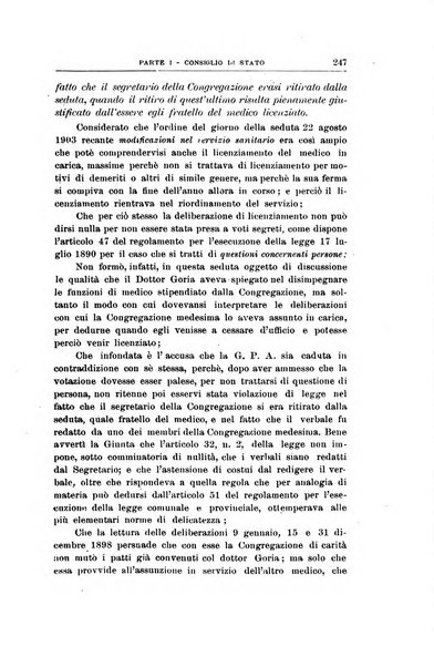 La giustizia amministrativa raccolta di decisioni e pareri del Consiglio di Stato, decisioni della Corte dei conti, sentenze della Cassazione di Roma, e decisioni delle Giunte provinciali amministrative