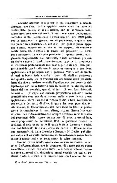 La giustizia amministrativa raccolta di decisioni e pareri del Consiglio di Stato, decisioni della Corte dei conti, sentenze della Cassazione di Roma, e decisioni delle Giunte provinciali amministrative