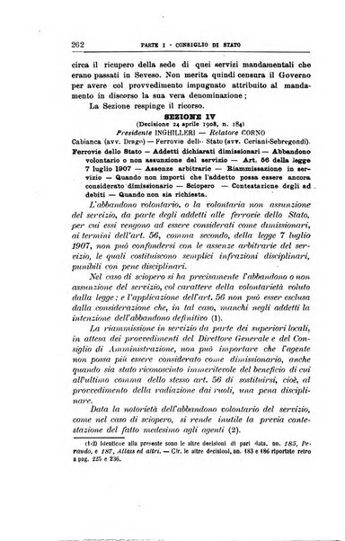 La giustizia amministrativa raccolta di decisioni e pareri del Consiglio di Stato, decisioni della Corte dei conti, sentenze della Cassazione di Roma, e decisioni delle Giunte provinciali amministrative