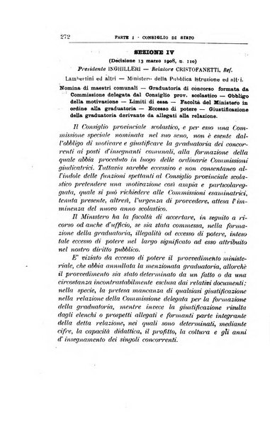 La giustizia amministrativa raccolta di decisioni e pareri del Consiglio di Stato, decisioni della Corte dei conti, sentenze della Cassazione di Roma, e decisioni delle Giunte provinciali amministrative