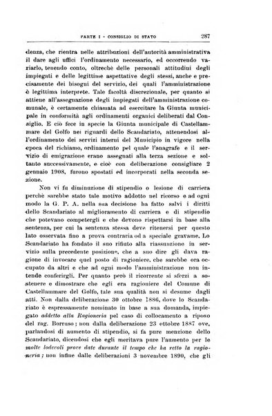 La giustizia amministrativa raccolta di decisioni e pareri del Consiglio di Stato, decisioni della Corte dei conti, sentenze della Cassazione di Roma, e decisioni delle Giunte provinciali amministrative