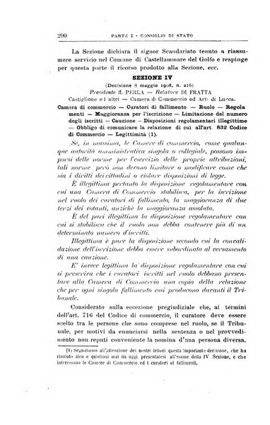 La giustizia amministrativa raccolta di decisioni e pareri del Consiglio di Stato, decisioni della Corte dei conti, sentenze della Cassazione di Roma, e decisioni delle Giunte provinciali amministrative