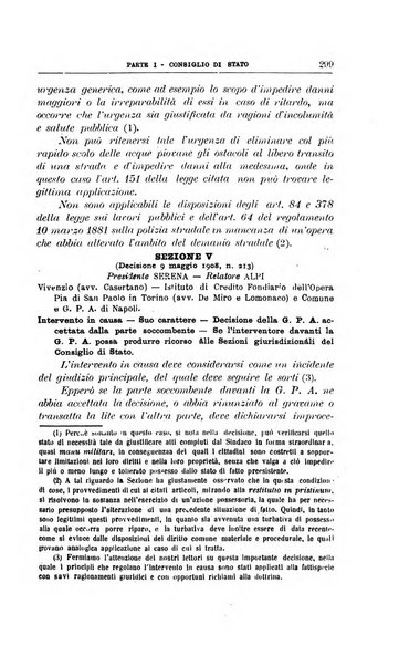 La giustizia amministrativa raccolta di decisioni e pareri del Consiglio di Stato, decisioni della Corte dei conti, sentenze della Cassazione di Roma, e decisioni delle Giunte provinciali amministrative