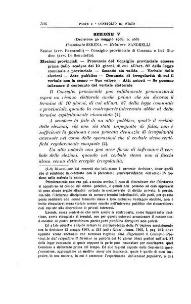 La giustizia amministrativa raccolta di decisioni e pareri del Consiglio di Stato, decisioni della Corte dei conti, sentenze della Cassazione di Roma, e decisioni delle Giunte provinciali amministrative