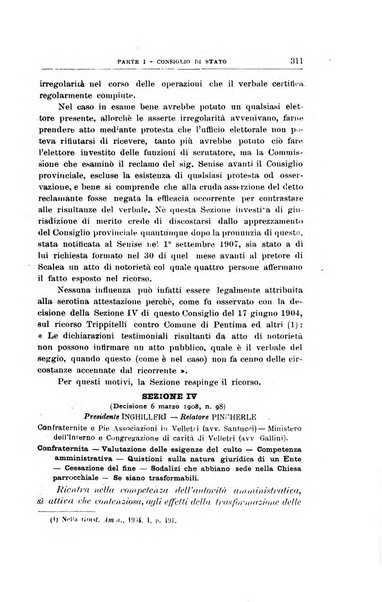 La giustizia amministrativa raccolta di decisioni e pareri del Consiglio di Stato, decisioni della Corte dei conti, sentenze della Cassazione di Roma, e decisioni delle Giunte provinciali amministrative