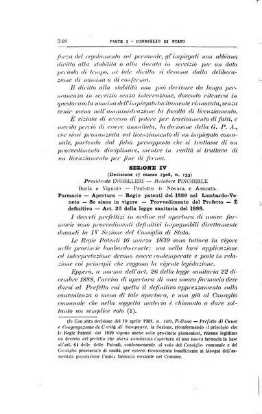 La giustizia amministrativa raccolta di decisioni e pareri del Consiglio di Stato, decisioni della Corte dei conti, sentenze della Cassazione di Roma, e decisioni delle Giunte provinciali amministrative