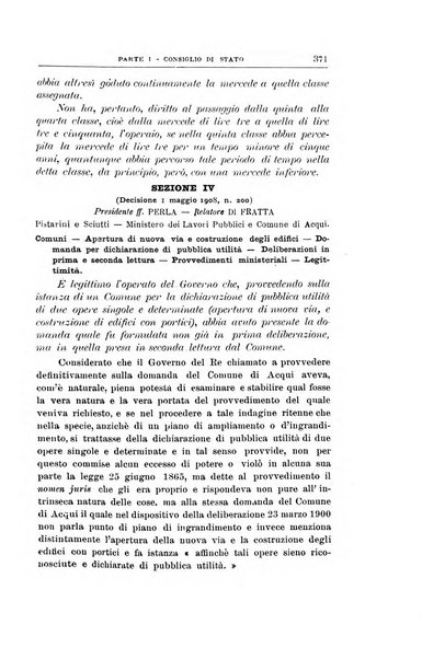 La giustizia amministrativa raccolta di decisioni e pareri del Consiglio di Stato, decisioni della Corte dei conti, sentenze della Cassazione di Roma, e decisioni delle Giunte provinciali amministrative