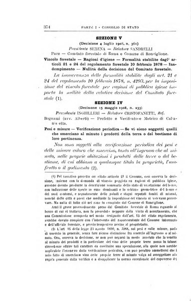 La giustizia amministrativa raccolta di decisioni e pareri del Consiglio di Stato, decisioni della Corte dei conti, sentenze della Cassazione di Roma, e decisioni delle Giunte provinciali amministrative