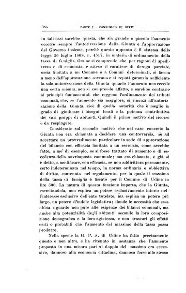 La giustizia amministrativa raccolta di decisioni e pareri del Consiglio di Stato, decisioni della Corte dei conti, sentenze della Cassazione di Roma, e decisioni delle Giunte provinciali amministrative