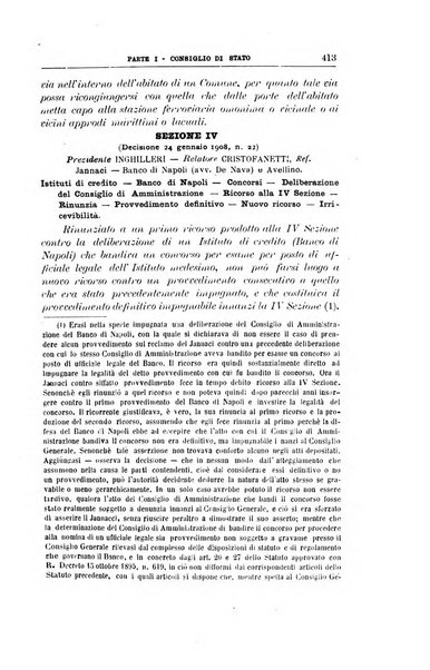 La giustizia amministrativa raccolta di decisioni e pareri del Consiglio di Stato, decisioni della Corte dei conti, sentenze della Cassazione di Roma, e decisioni delle Giunte provinciali amministrative