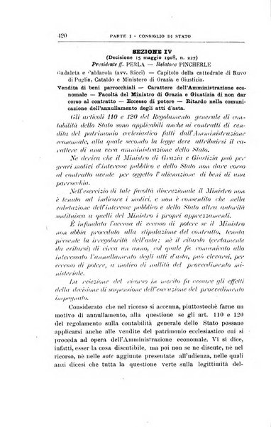 La giustizia amministrativa raccolta di decisioni e pareri del Consiglio di Stato, decisioni della Corte dei conti, sentenze della Cassazione di Roma, e decisioni delle Giunte provinciali amministrative