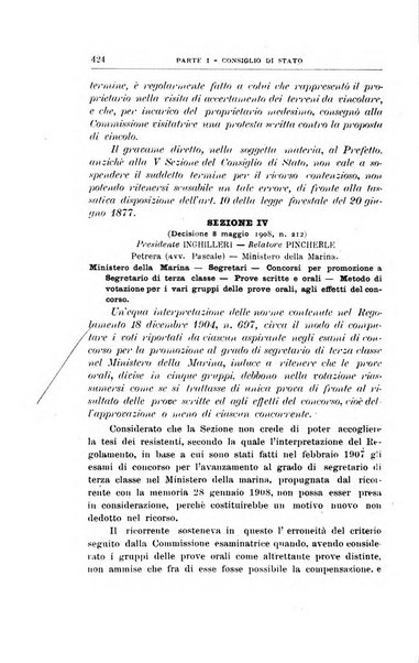 La giustizia amministrativa raccolta di decisioni e pareri del Consiglio di Stato, decisioni della Corte dei conti, sentenze della Cassazione di Roma, e decisioni delle Giunte provinciali amministrative