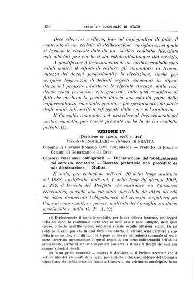 La giustizia amministrativa raccolta di decisioni e pareri del Consiglio di Stato, decisioni della Corte dei conti, sentenze della Cassazione di Roma, e decisioni delle Giunte provinciali amministrative