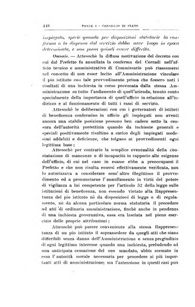 La giustizia amministrativa raccolta di decisioni e pareri del Consiglio di Stato, decisioni della Corte dei conti, sentenze della Cassazione di Roma, e decisioni delle Giunte provinciali amministrative